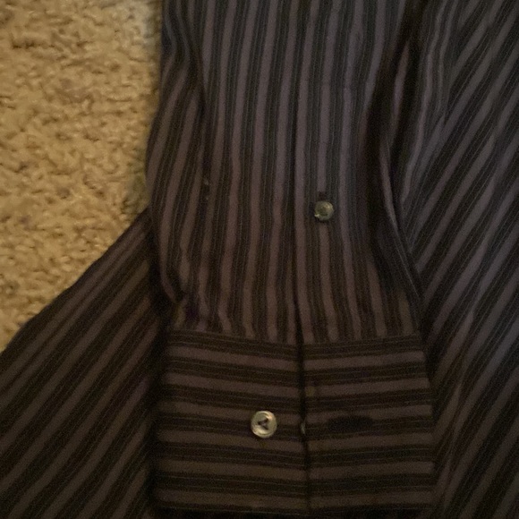 BCBG Mens Button Up Dress Shirt - Picture 2 of 4